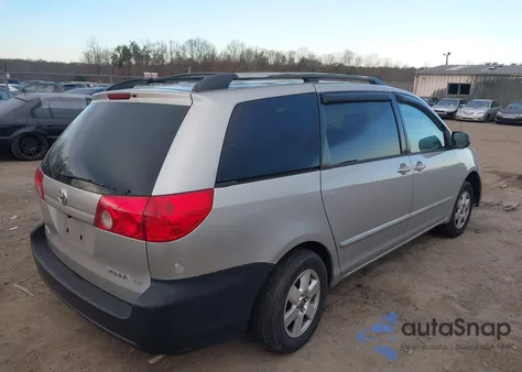 2007 Toyota Sienna Le z USA, uszkodzony, nr VIN 5TDZK23C07S024048